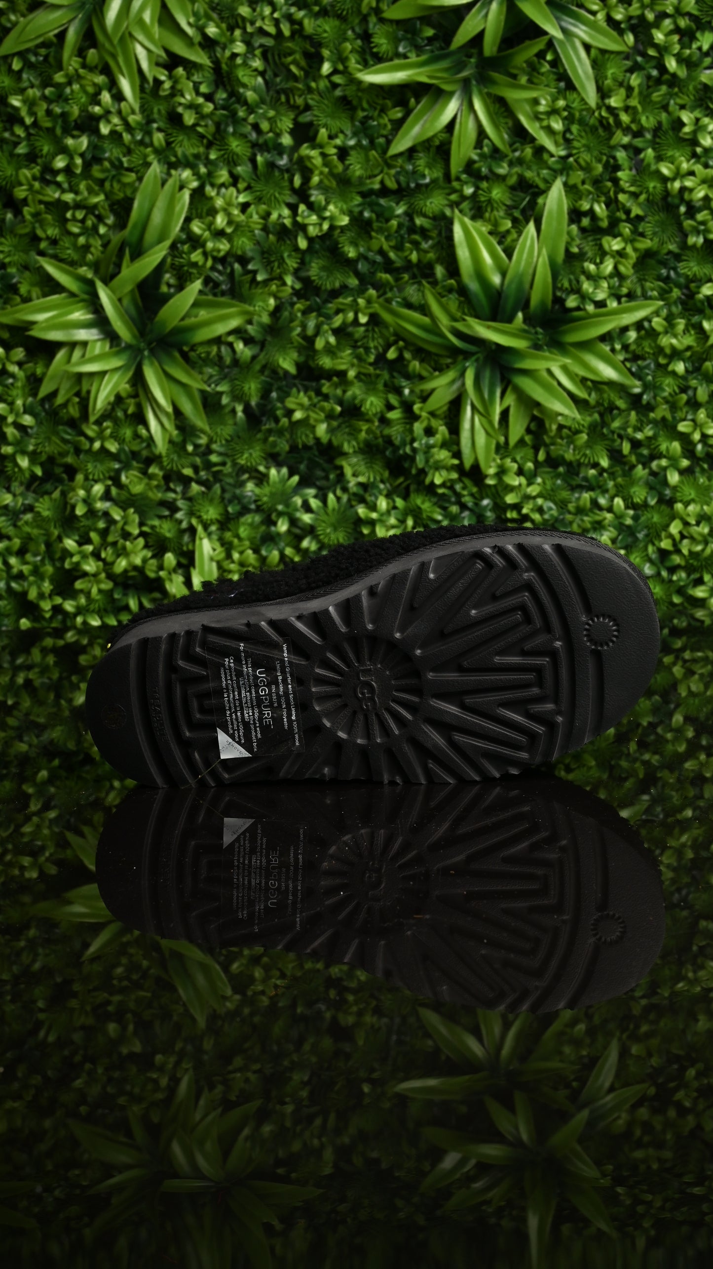 UGG Platform Black Slipper