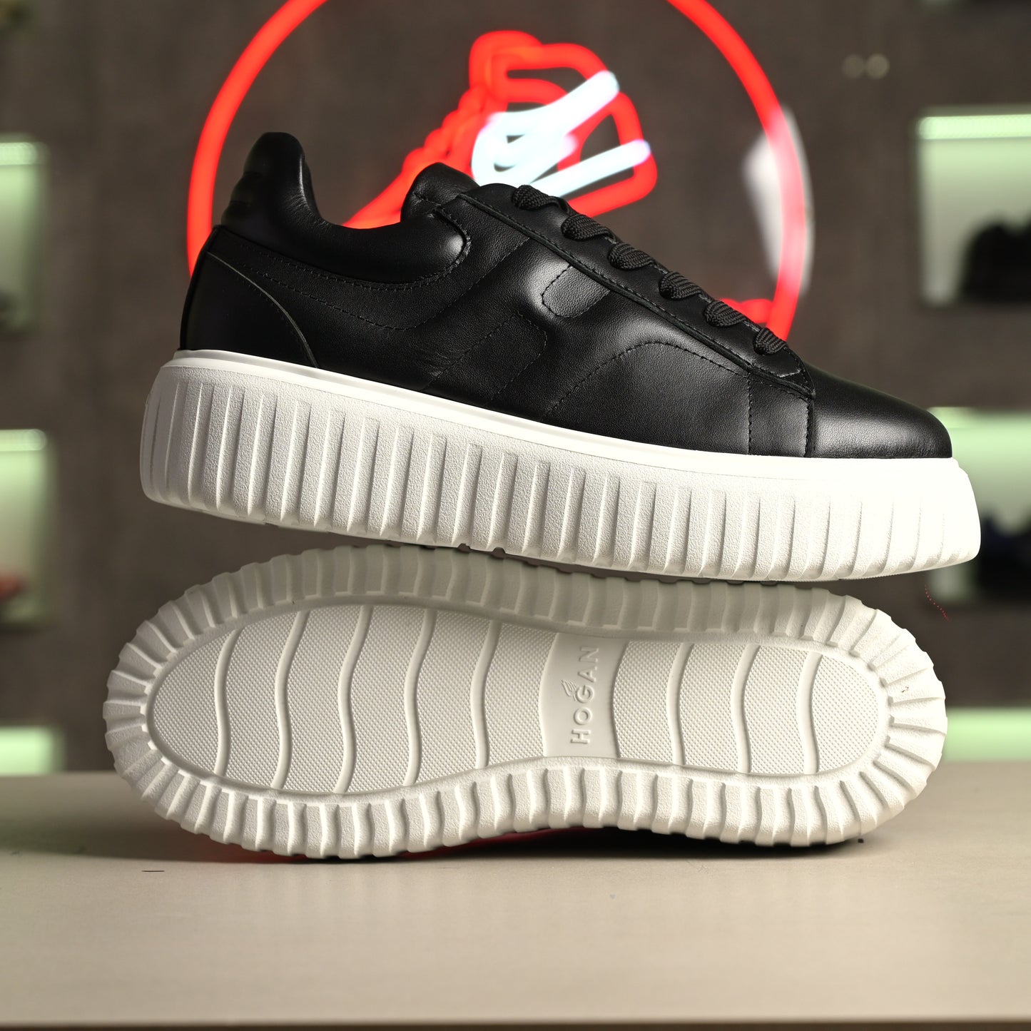 Hogan Sneakers H-Stripes / Black White