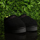 UGG Platform Black Slipper