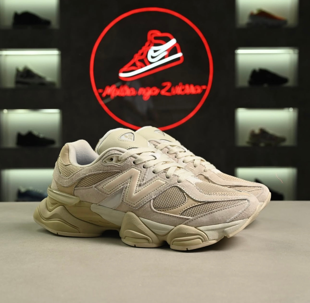 New Balance 9060 White Beige