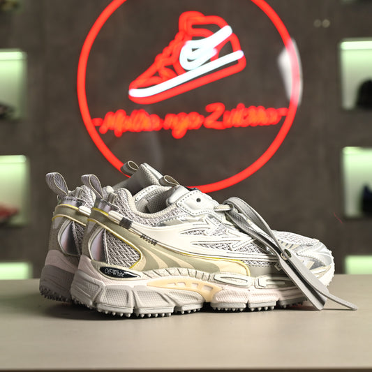 Off Whitte Sneakers Be Right Back Gray Silver