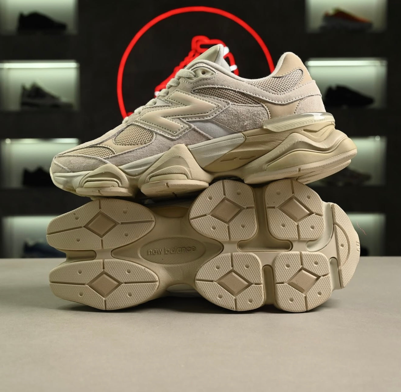 New Balance 9060 White Beige