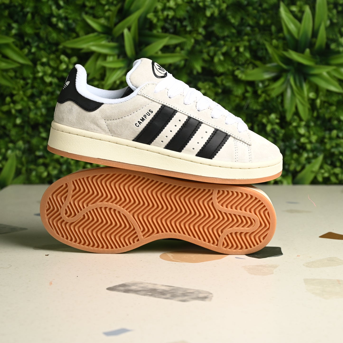 Adidas Campus Whitte Cristal Black