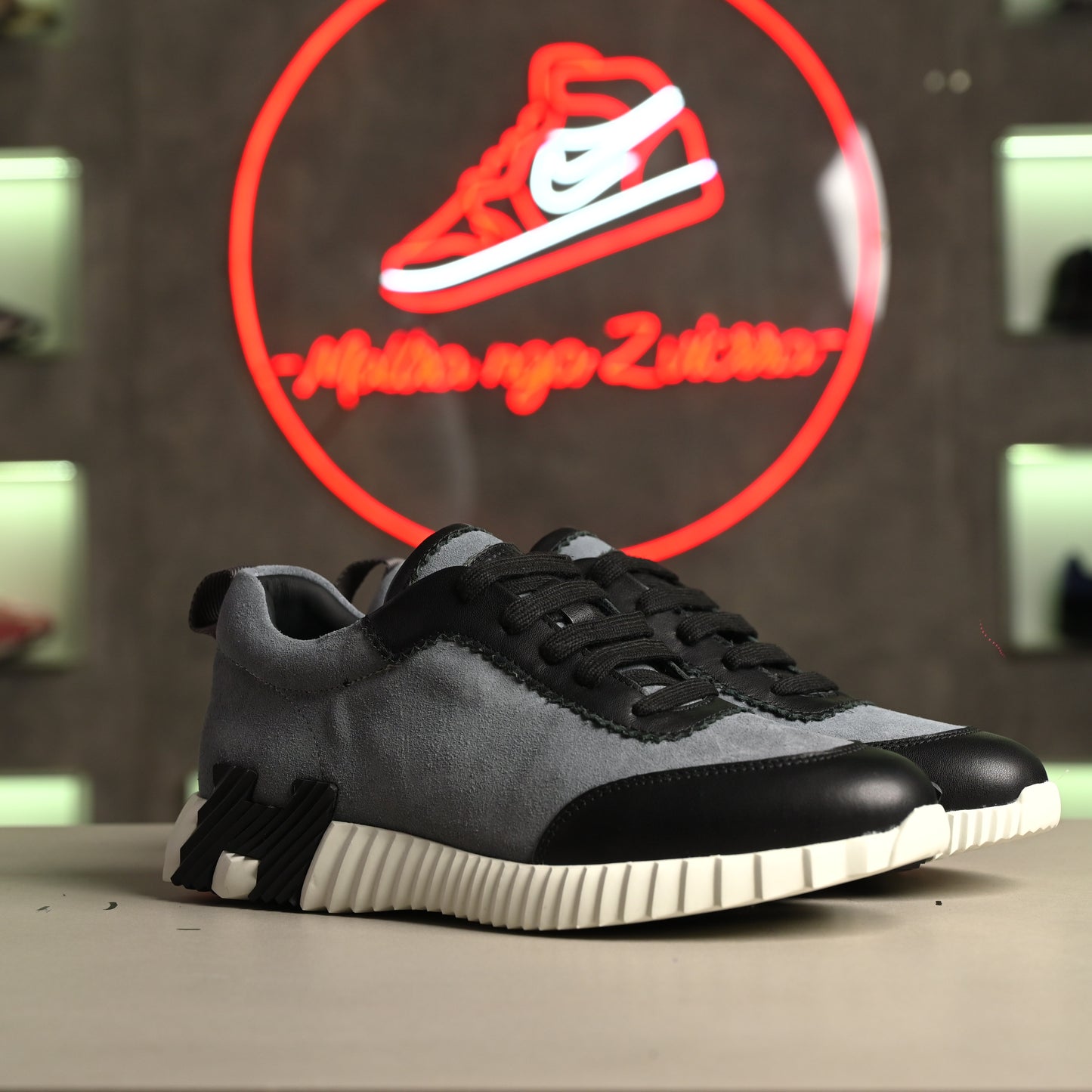 Hermes Bouncing Sneakers Gray